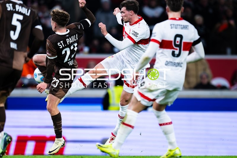 Fußball I Herren I Saison 2024-2025 I 1. Bundesliga I 15. Spieltag I VfB Stuttgart - FC St. Pauli I 21.12.2024