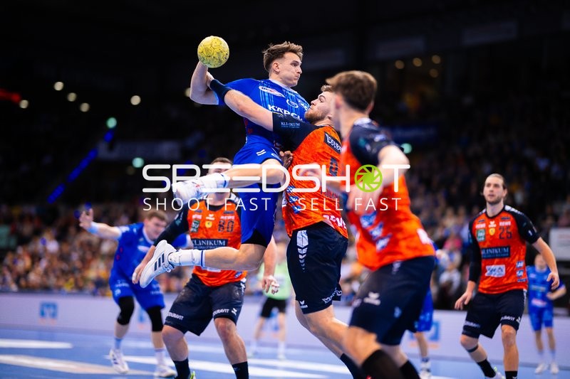 Handball I Herren I Saison 2024-2025 I Daikin Handballbundesliga I 16. Spieltag I TVB Stuttgart - Rhein-Neckar Löwen I 23.12.2024