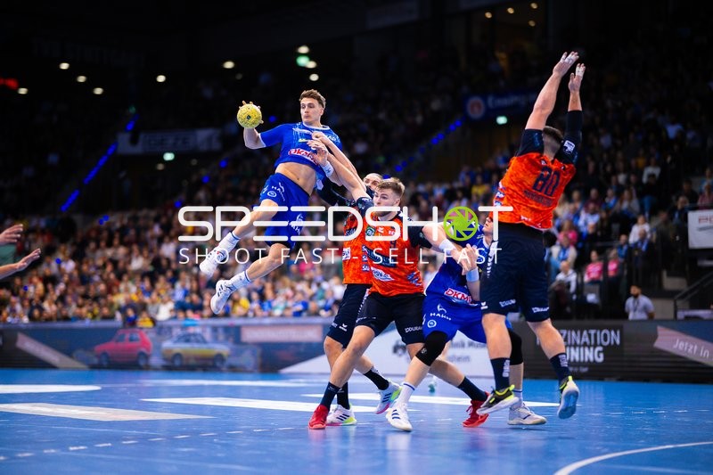 Handball I Herren I Saison 2024-2025 I Daikin Handballbundesliga I 16. Spieltag I TVB Stuttgart - Rhein-Neckar Löwen I 23.12.2024