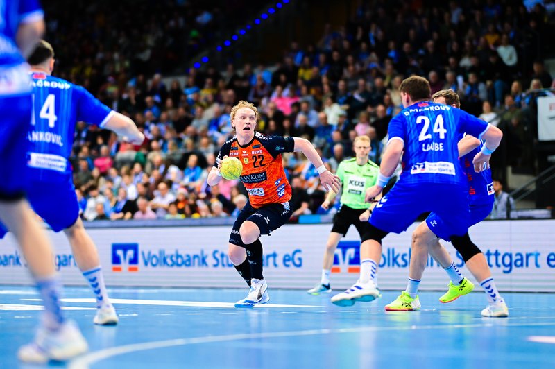 Handball I Herren I Saison 2024-2025 I Daikin Handballbundesliga I 16. Spieltag I TVB Stuttgart - Rhein-Neckar Löwen I 23.12.2024