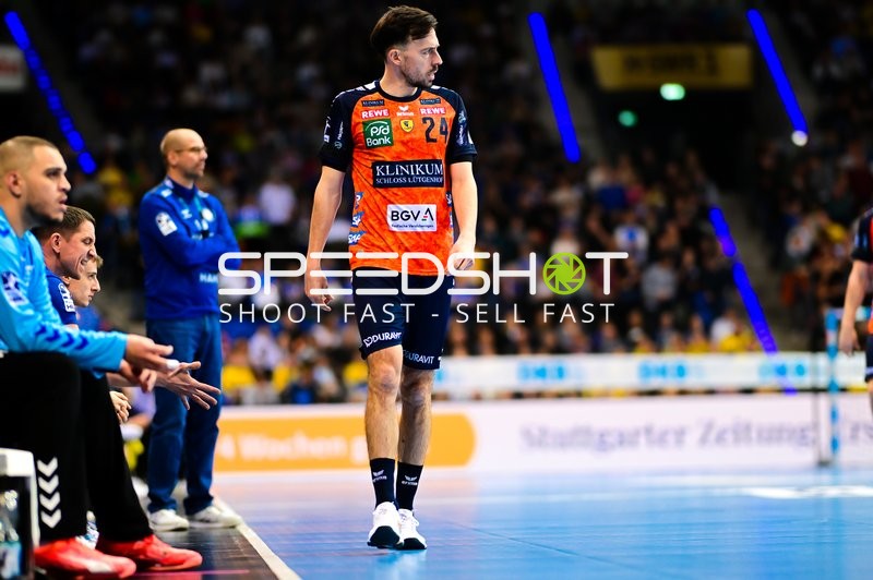 Handball I Herren I Saison 2024-2025 I Daikin Handballbundesliga I 16. Spieltag I TVB Stuttgart - Rhein-Neckar Löwen I 23.12.2024