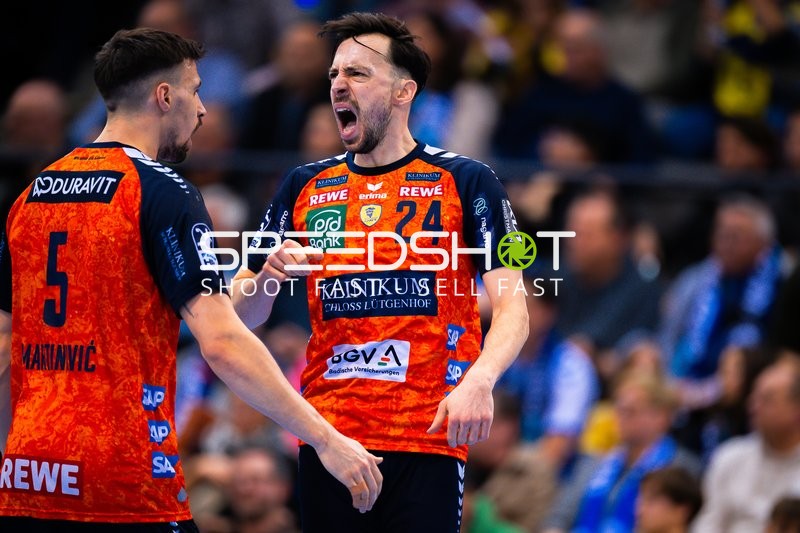 Handball I Herren I Saison 2024-2025 I Daikin Handballbundesliga I 16. Spieltag I TVB Stuttgart - Rhein-Neckar Löwen I 23.12.2024