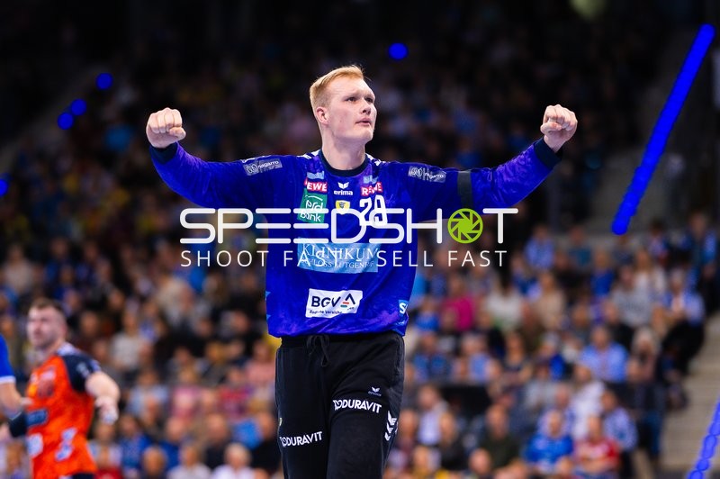 Handball I Herren I Saison 2024-2025 I Daikin Handballbundesliga I 16. Spieltag I TVB Stuttgart - Rhein-Neckar Löwen I 23.12.2024