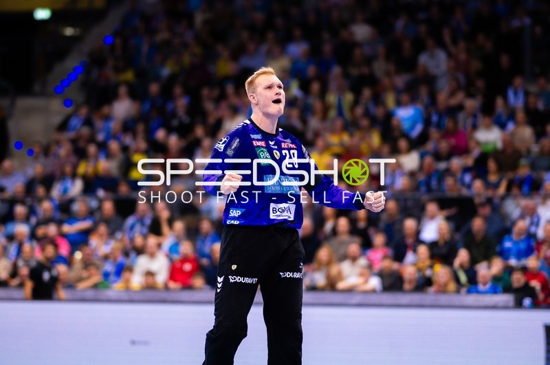 Handball I Herren I Saison 2024-2025 I Daikin Handballbundesliga I 16. Spieltag I TVB Stuttgart - Rhein-Neckar Löwen I 23.12.2024