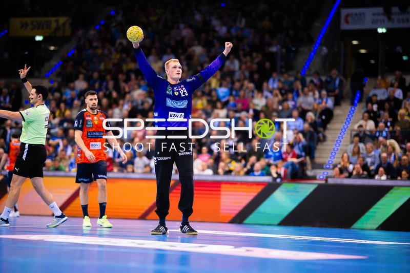 Handball I Herren I Saison 2024-2025 I Daikin Handballbundesliga I 16. Spieltag I TVB Stuttgart - Rhein-Neckar Löwen I 23.12.2024