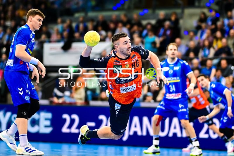 Handball I Herren I Saison 2024-2025 I Daikin Handballbundesliga I 16. Spieltag I TVB Stuttgart - Rhein-Neckar Löwen I 23.12.2024