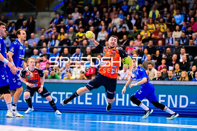 Handball I Herren I Saison 2024-2025 I Daikin Handballbundesliga I 16. Spieltag I TVB Stuttgart - Rhein-Neckar Löwen I 23.12.2024