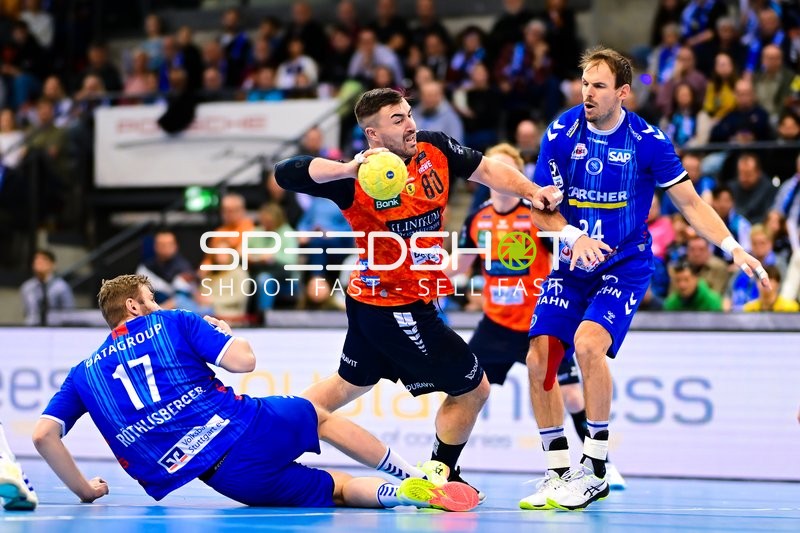 Handball I Herren I Saison 2024-2025 I Daikin Handballbundesliga I 16. Spieltag I TVB Stuttgart - Rhein-Neckar Löwen I 23.12.2024