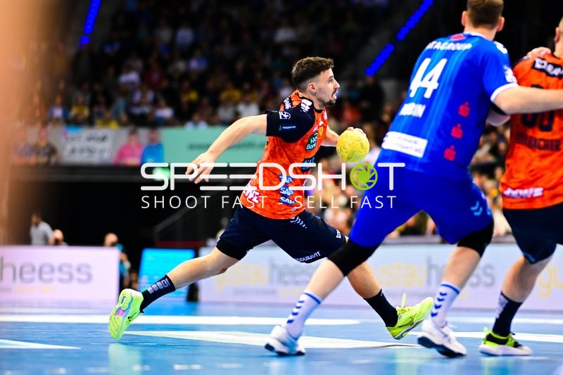 Handball I Herren I Saison 2024-2025 I Daikin Handballbundesliga I 16. Spieltag I TVB Stuttgart - Rhein-Neckar Löwen I 23.12.2024