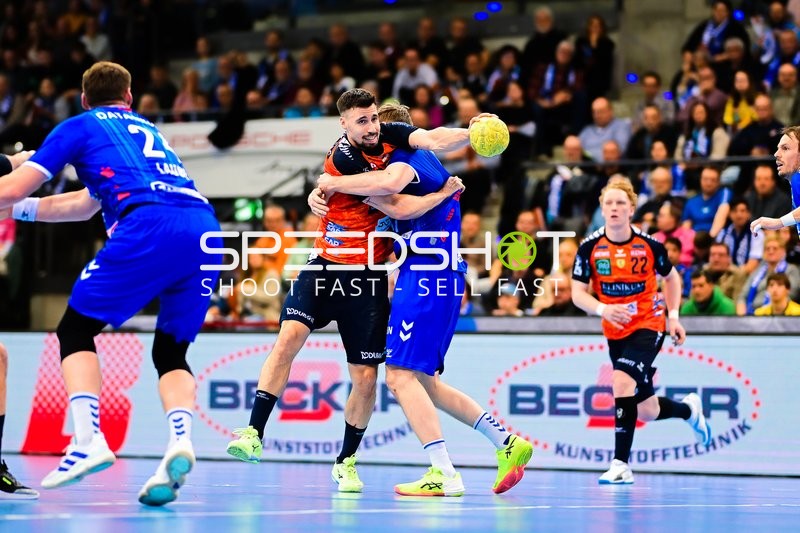 Handball I Herren I Saison 2024-2025 I Daikin Handballbundesliga I 16. Spieltag I TVB Stuttgart - Rhein-Neckar Löwen I 23.12.2024