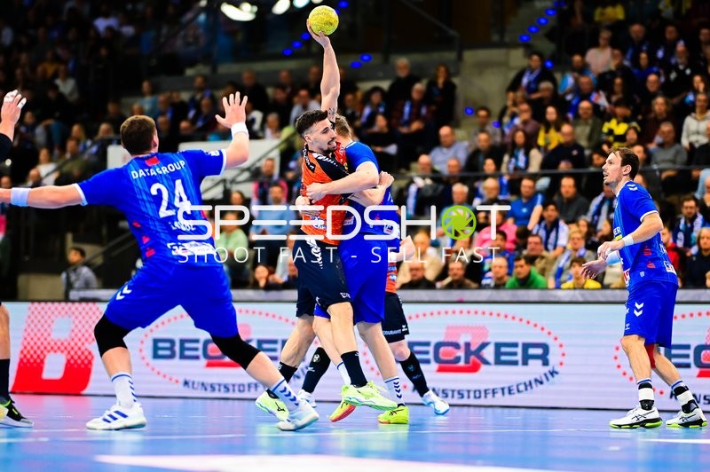Handball I Herren I Saison 2024-2025 I Daikin Handballbundesliga I 16. Spieltag I TVB Stuttgart - Rhein-Neckar Löwen I 23.12.2024