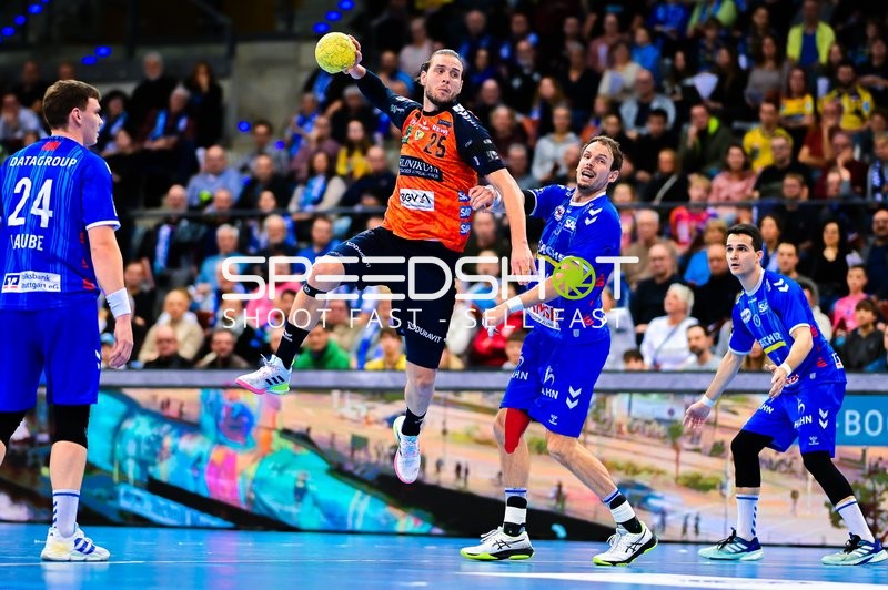 Handball I Herren I Saison 2024-2025 I Daikin Handballbundesliga I 16. Spieltag I TVB Stuttgart - Rhein-Neckar Löwen I 23.12.2024