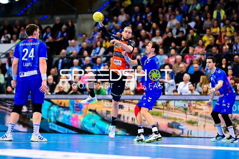 Handball I Herren I Saison 2024-2025 I Daikin Handballbundesliga I 16. Spieltag I TVB Stuttgart - Rhein-Neckar Löwen I 23.12.2024