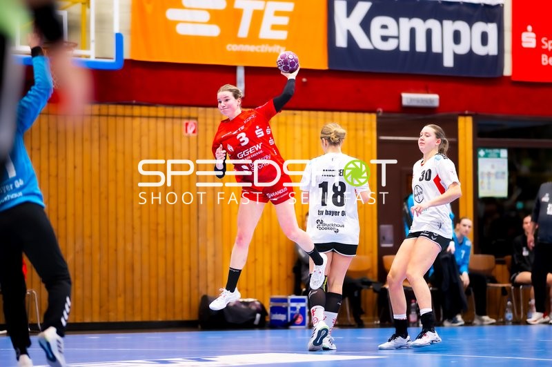 Handball I Frauen I Saison 2024-2025 I 1. Bundesliga I 9. Spieltag I HSG Bensheim/Auerbach - TSV Bayer 04 Leverkusen I 27.12.2024