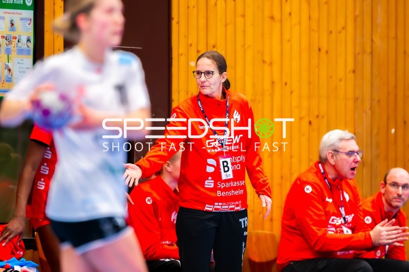 Handball I Frauen I Saison 2024-2025 I 1. Bundesliga I 9. Spieltag I HSG Bensheim/Auerbach - TSV Bayer 04 Leverkusen I 27.12.2024