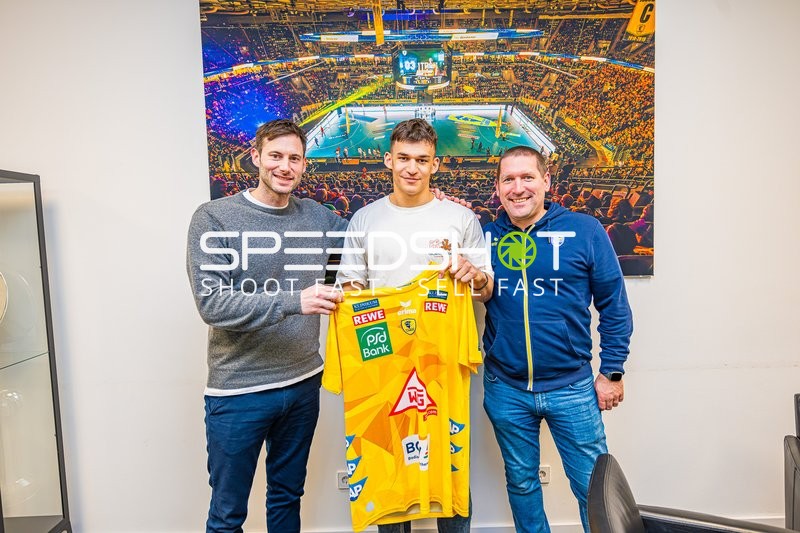Handball I Herren I Saison 2024-2025 I Daikin Handballbundesliga I Vertragsunterschrift I Gino SteenaertsI 30.12.2024