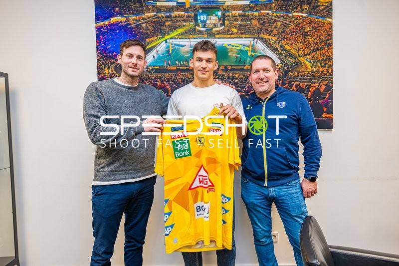 Handball I Herren I Saison 2024-2025 I Daikin Handballbundesliga I Vertragsunterschrift I Gino SteenaertsI 30.12.2024