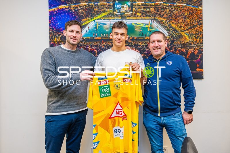 Handball I Herren I Saison 2024-2025 I Daikin Handballbundesliga I Vertragsunterschrift I Gino SteenaertsI 30.12.2024
