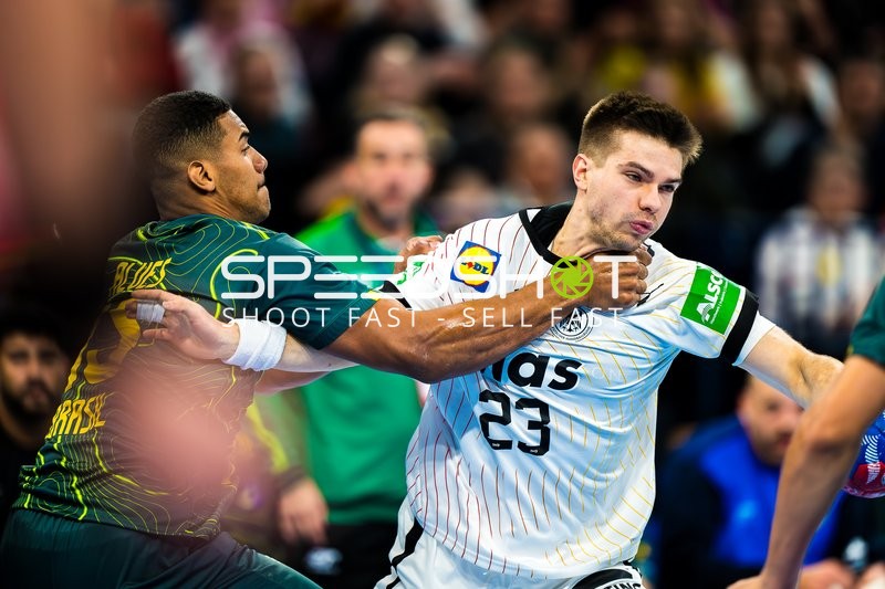 Handball I Herren I Vorbereitung WM 2025 I Testspiel I Deutschland - Brasilien I 11.01.2025