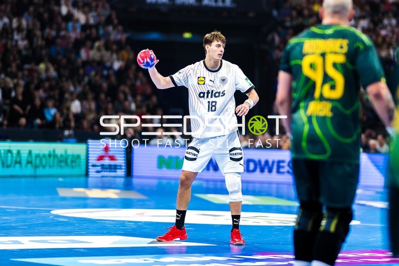 Handball I Herren I Vorbereitung WM 2025 I Testspiel I Deutschland - Brasilien I 11.01.2025