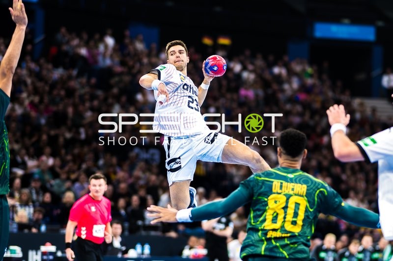 Handball I Herren I Vorbereitung WM 2025 I Testspiel I Deutschland - Brasilien I 11.01.2025