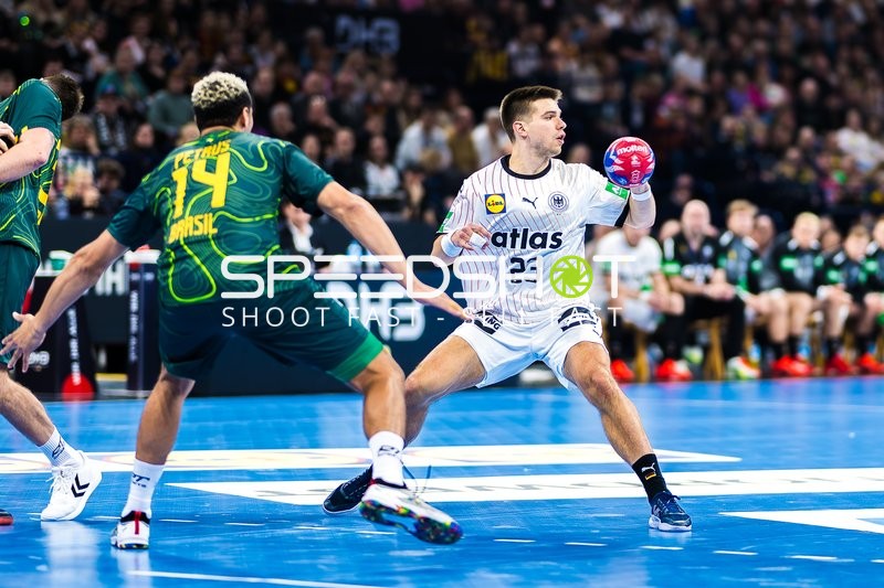Handball I Herren I Vorbereitung WM 2025 I Testspiel I Deutschland - Brasilien I 11.01.2025
