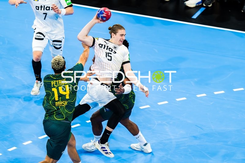 Handball I Herren I Vorbereitung WM 2025 I Testspiel I Deutschland - Brasilien I 11.01.2025