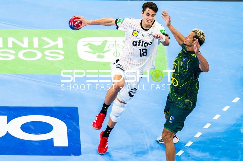 Handball I Herren I Vorbereitung WM 2025 I Testspiel I Deutschland - Brasilien I 11.01.2025