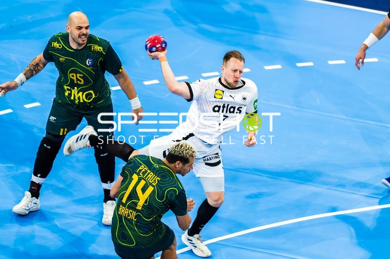 Handball I Herren I Vorbereitung WM 2025 I Testspiel I Deutschland - Brasilien I 11.01.2025