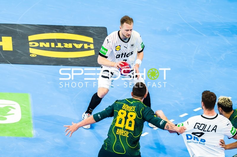 Handball I Herren I Vorbereitung WM 2025 I Testspiel I Deutschland - Brasilien I 11.01.2025