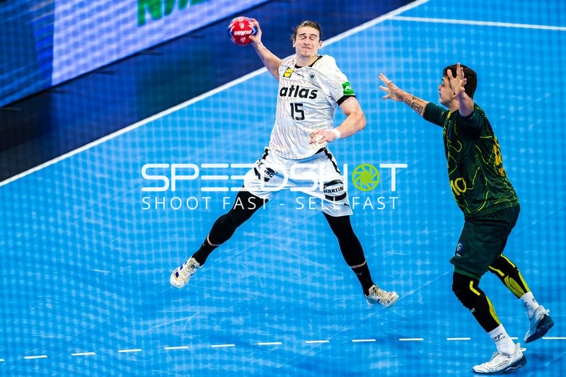 Handball I Herren I Vorbereitung WM 2025 I Testspiel I Deutschland - Brasilien I 11.01.2025