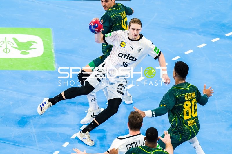 Handball I Herren I Vorbereitung WM 2025 I Testspiel I Deutschland - Brasilien I 11.01.2025