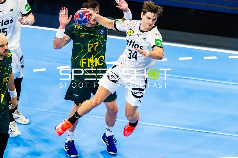 Handball I Herren I Vorbereitung WM 2025 I Testspiel I Deutschland - Brasilien I 11.01.2025