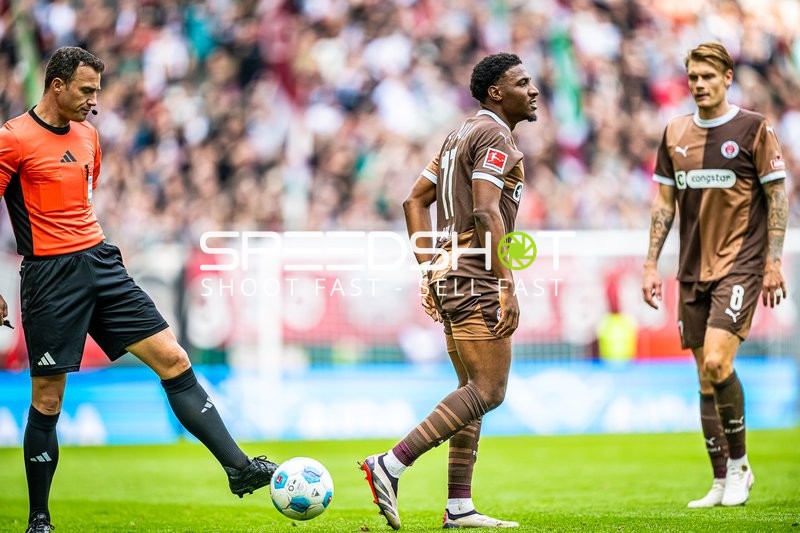 Sportart I Herren I Saison 2024-2025 I Bundesliga I 3. Spieltag I FC Augsburg - FC St. Pauli I 15.09.2024