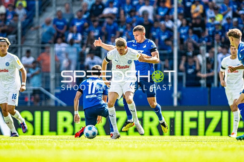 Fußball I Herren I Saison 2024-2025 I Bundesliga I 1. Spieltag I TSG 1899 Hoffenheim - Holstein Kiel I 24.08.2024