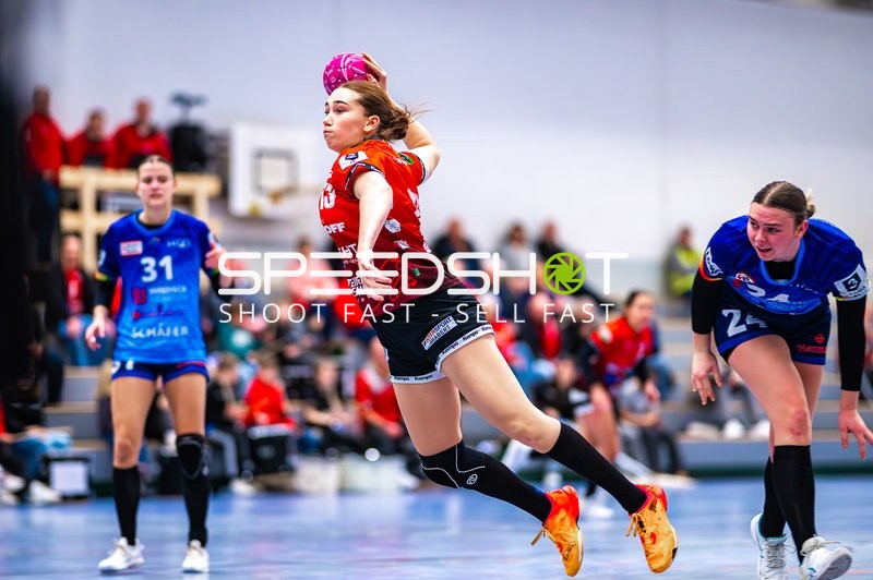 Handball I Frauen I Saison 2024-2025 I 3. Liga I 10. Spieltag I SG Schozach-Bottwartal - HCD Gröbenzell I 07.12.2024