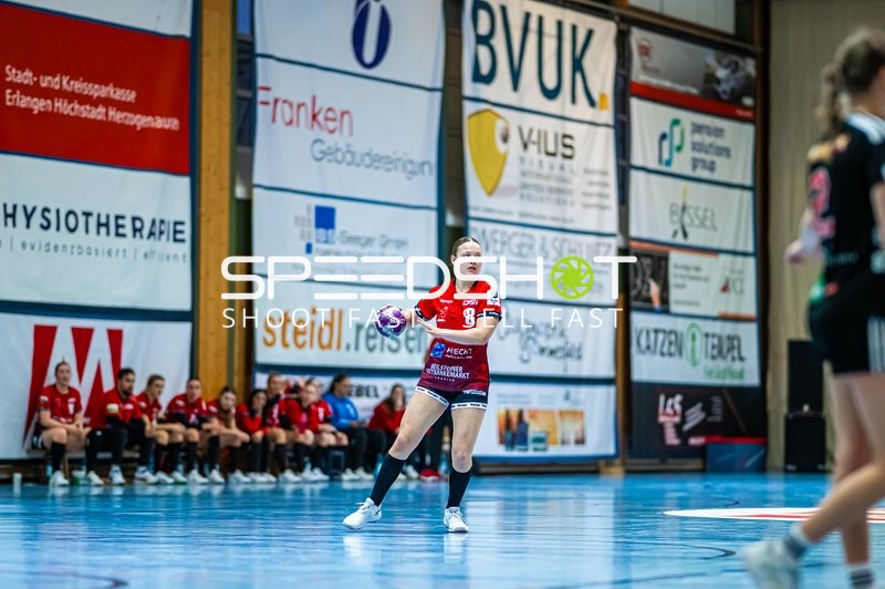 Handball I Frauen I Saison 2024-2025 I 3. Liga I 6. Spieltag I HC Erlangen - SG Schozach-Bottwartal I 02.11.2024