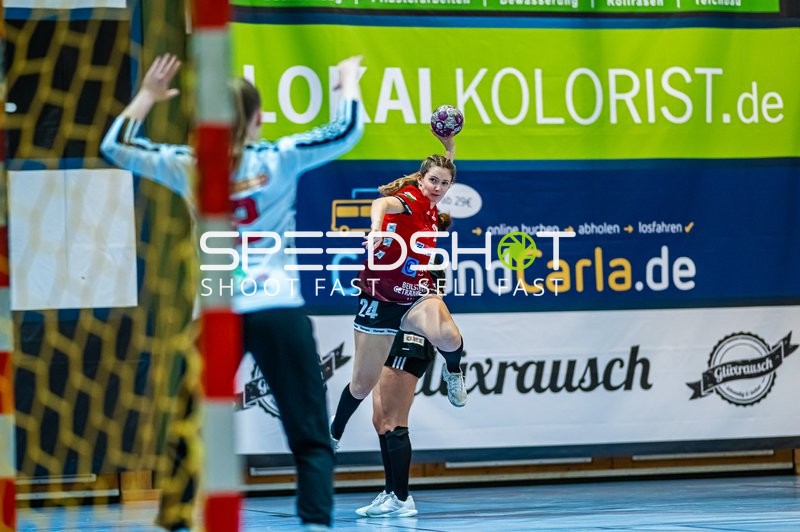 Handball I Frauen I Saison 2024-2025 I 3. Liga I 6. Spieltag I HC Erlangen - SG Schozach-Bottwartal I 02.11.2024