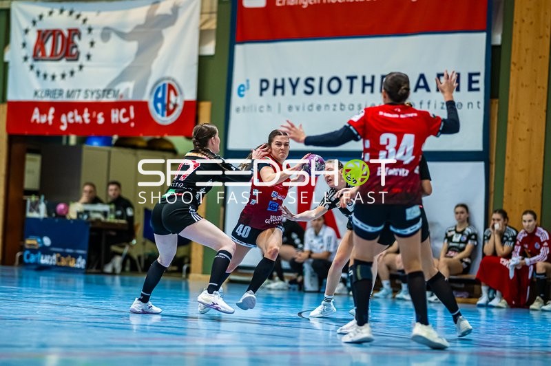 Handball I Frauen I Saison 2024-2025 I 3. Liga I 6. Spieltag I HC Erlangen - SG Schozach-Bottwartal I 02.11.2024
