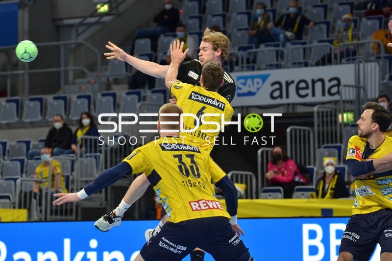 Handball I Herren I Saison 2021-2022 I HBL I 16.Spieltag I Rhein-Neckar Löwen - TuS N-Lübbecke I 18.12.2021
