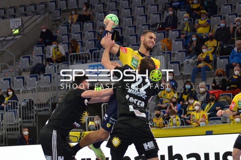 Handball I Herren I Saison 2021-2022 I HBL I 16.Spieltag I Rhein-Neckar Löwen - TuS N-Lübbecke I 18.12.2021