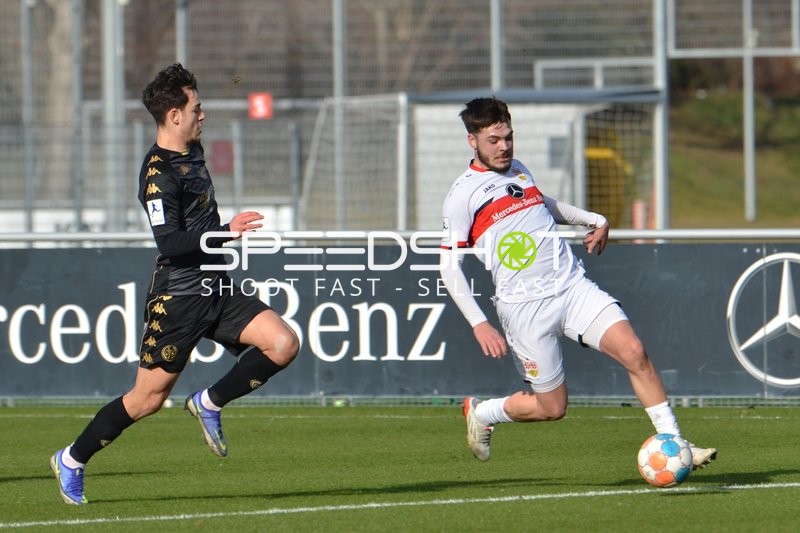 Fußball I Herren I Saison 2021-2022 I Regionalliga Südwest I 24. Spieltag I VfB Stuttgart II - 1. FSV Mainz 05 II I 12.02.2022