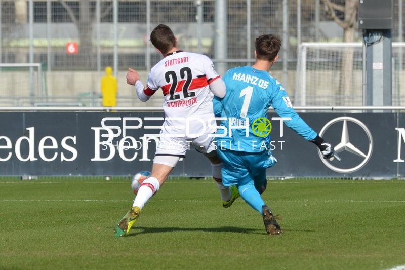 Fußball I Herren I Saison 2021-2022 I Regionalliga Südwest I 24. Spieltag I VfB Stuttgart II - 1. FSV Mainz 05 II I 12.02.2022