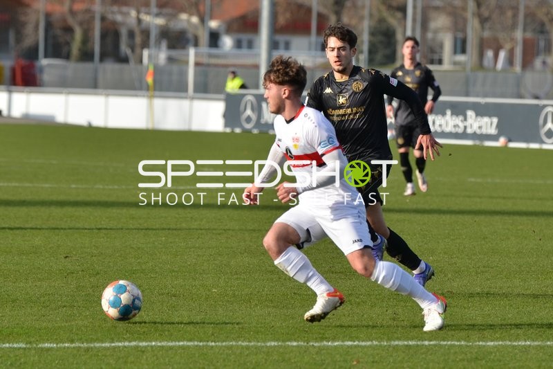 Fußball I Herren I Saison 2021-2022 I Regionalliga Südwest I 24. Spieltag I VfB Stuttgart II - 1. FSV Mainz 05 II I 12.02.2022
