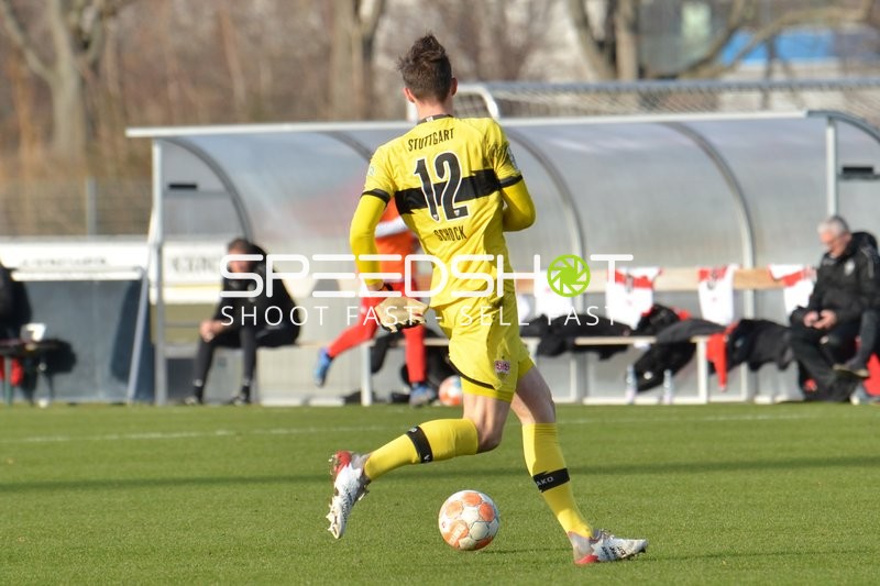 Fußball I Herren I Saison 2021-2022 I Regionalliga Südwest I 24. Spieltag I VfB Stuttgart II - 1. FSV Mainz 05 II I 12.02.2022