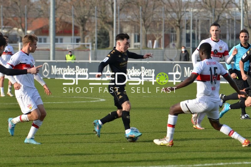 Fußball I Herren I Saison 2021-2022 I Regionalliga Südwest I 24. Spieltag I VfB Stuttgart II - 1. FSV Mainz 05 II I 12.02.2022