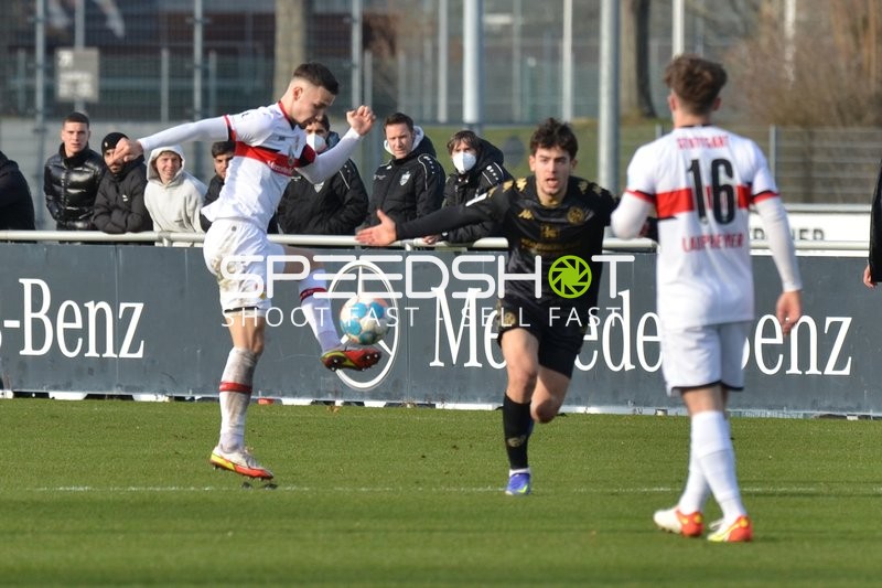 Fußball I Herren I Saison 2021-2022 I Regionalliga Südwest I 24. Spieltag I VfB Stuttgart II - 1. FSV Mainz 05 II I 12.02.2022