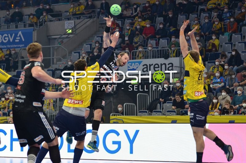 Handball I Herren I Saison 2021-2022 I Liquimoly Handball Bundesliga I 20. Spieltag I Rhein-Neckar Löwen - HC Erlangen I 12.02.2022
