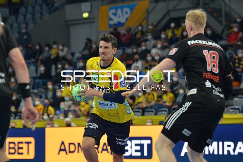 Handball I Herren I Saison 2021-2022 I Liquimoly Handball Bundesliga I 20. Spieltag I Rhein-Neckar Löwen - HC Erlangen I 12.02.2022