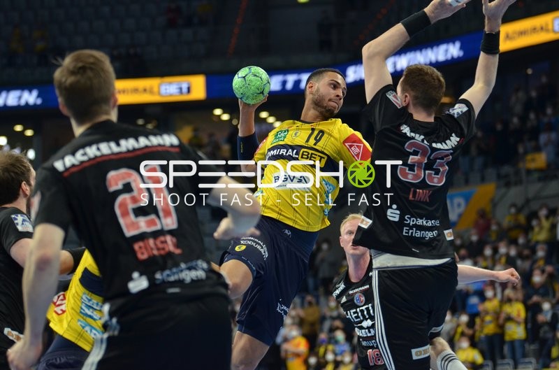 Handball I Herren I Saison 2021-2022 I Liquimoly Handball Bundesliga I 20. Spieltag I Rhein-Neckar Löwen - HC Erlangen I 12.02.2022